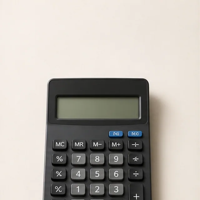A desk calculator