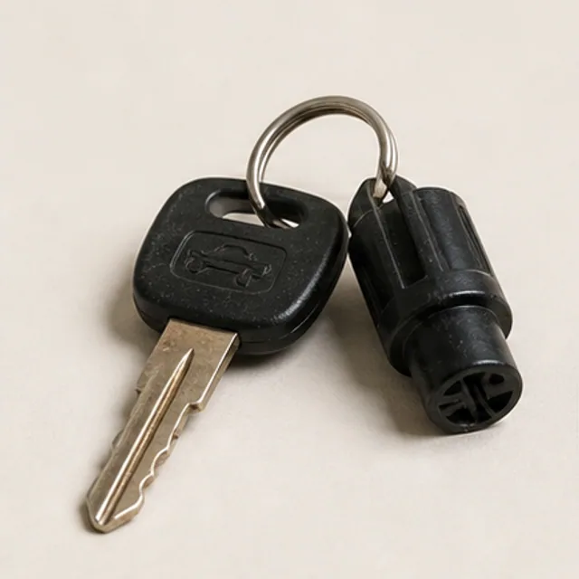 A grade stake and laser receiver