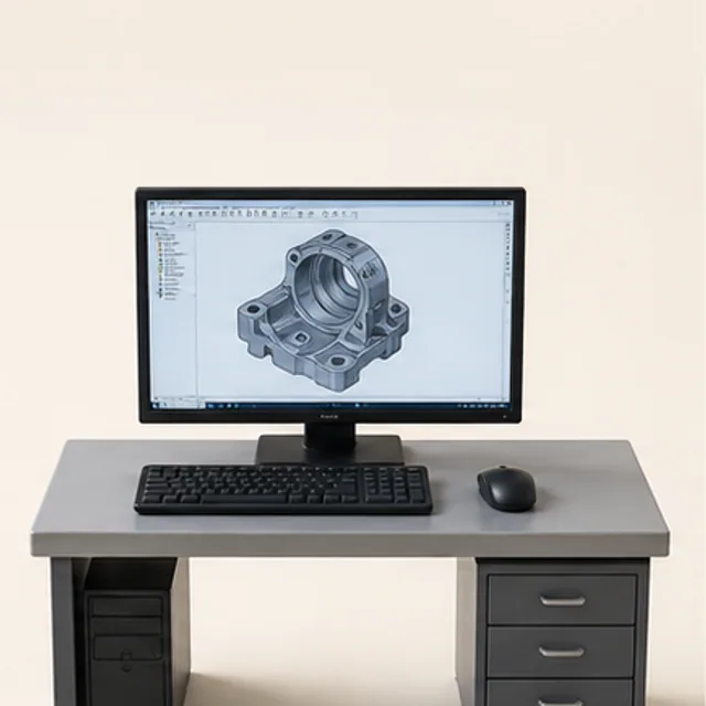 A CAD workstation