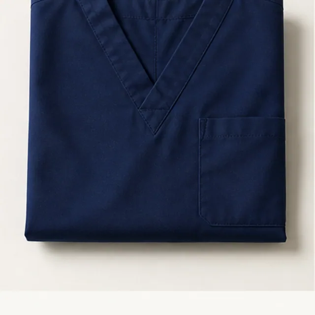 Folded scrubs