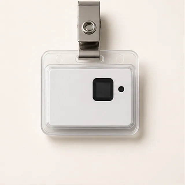 A dosimeter badge